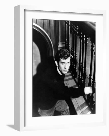 Anthony Perkins. "Psycho" [1960], Directed by Alfred Hitchcock.-null-Framed Photographic Print