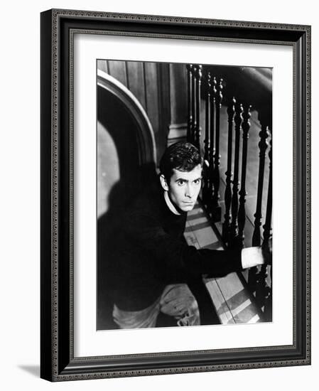 Anthony Perkins. "Psycho" [1960], Directed by Alfred Hitchcock.-null-Framed Photographic Print