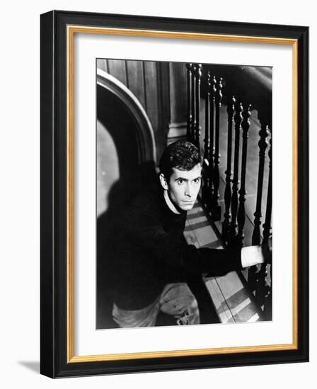 Anthony Perkins. "Psycho" [1960], Directed by Alfred Hitchcock.-null-Framed Photographic Print