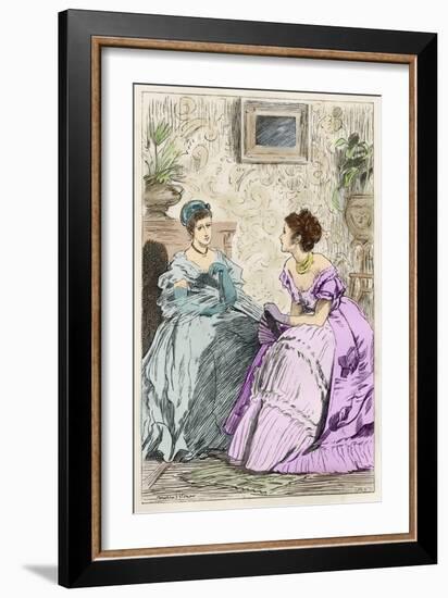 Anthony Trollope's novel 'He Knew He Was Right'-Marcus Stone-Framed Giclee Print