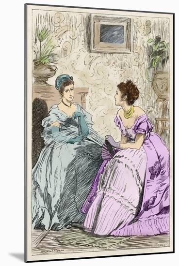 Anthony Trollope's novel 'He Knew He Was Right'-Marcus Stone-Mounted Giclee Print