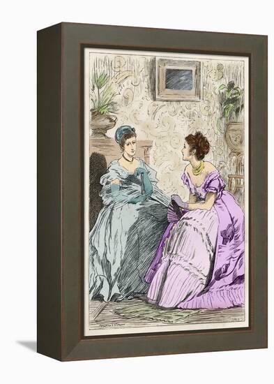 Anthony Trollope's novel 'He Knew He Was Right'-Marcus Stone-Framed Premier Image Canvas