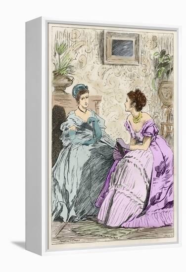 Anthony Trollope's novel 'He Knew He Was Right'-Marcus Stone-Framed Premier Image Canvas