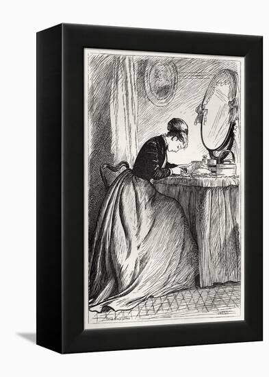 Anthony Trollope's novel 'He Knew He Was Right'-Marcus Stone-Framed Premier Image Canvas