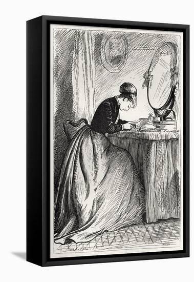 Anthony Trollope's novel 'He Knew He Was Right'-Marcus Stone-Framed Premier Image Canvas