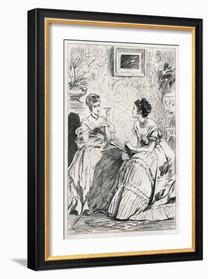 Anthony Trollope's novel 'He Knew He Was Right'-Marcus Stone-Framed Giclee Print