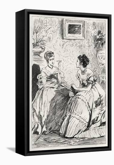Anthony Trollope's novel 'He Knew He Was Right'-Marcus Stone-Framed Premier Image Canvas