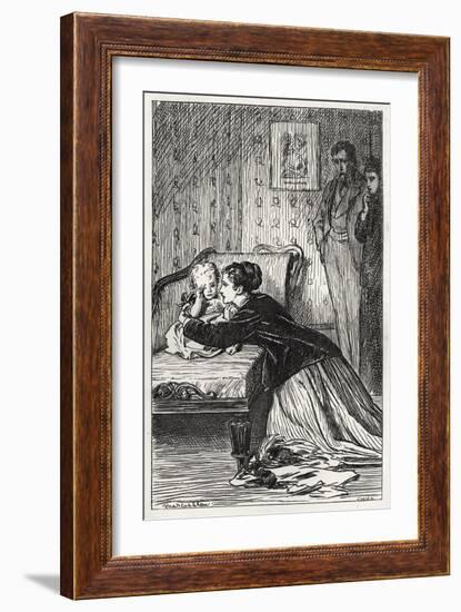 Anthony Trollope's novel 'He Knew He Was Right'-Marcus Stone-Framed Giclee Print