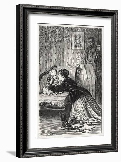 Anthony Trollope's novel 'He Knew He Was Right'-Marcus Stone-Framed Giclee Print