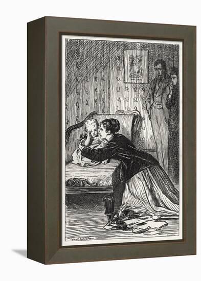 Anthony Trollope's novel 'He Knew He Was Right'-Marcus Stone-Framed Premier Image Canvas