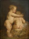 Two Naked children with Grapes, c.1630-40-Anthony van Dyck-Giclee Print