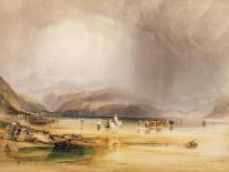 Scarborough Castle from the South, 1838-Anthony Vandyke Copley Fielding-Framed Giclee Print