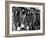 Anthracite Coal Miners Coming Out of Powderly Mine-Margaret Bourke-White-Framed Photographic Print