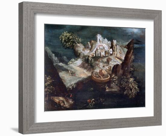 Anthrophomorphic Landscape, C1613-1650-Matthaus Merian-Framed Giclee Print