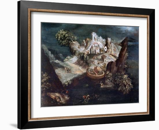 Anthrophomorphic Landscape, C1613-1650-Matthaus Merian-Framed Giclee Print