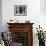 Anthropologist Dr. Margaret Mead Studying a Decorated Tchambul Skull-John Loengard-Framed Premium Photographic Print displayed on a wall