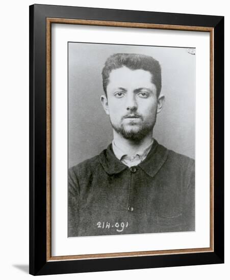 Anthropometric Portrait of Emile Henry-null-Framed Giclee Print