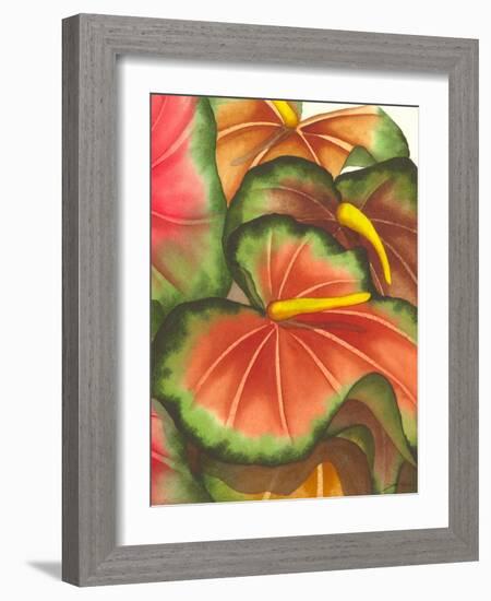 Anthuria II-Jason Higby-Framed Art Print