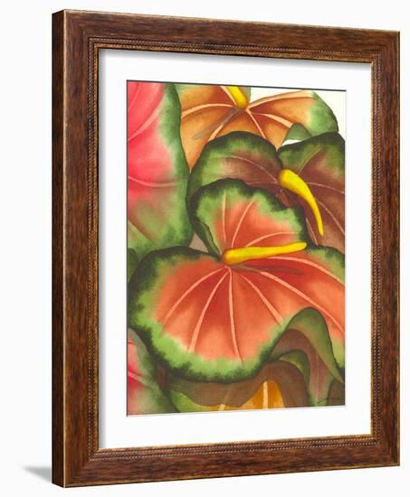 Anthuria II-Jason Higby-Framed Art Print