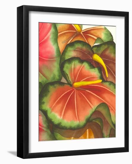 Anthuria II-Jason Higby-Framed Art Print