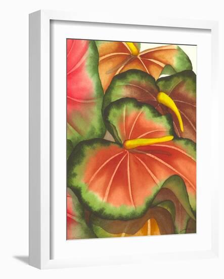 Anthuria II-Jason Higby-Framed Art Print