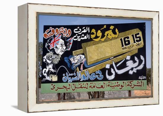 Anti-British and American Propaganda Poster, Libya-Vivienne Sharp-Framed Premier Image Canvas