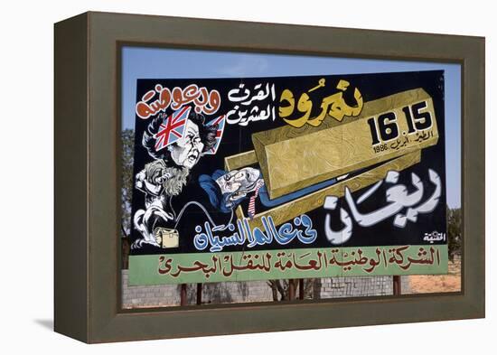 Anti-British and American Propaganda Poster, Libya-Vivienne Sharp-Framed Premier Image Canvas