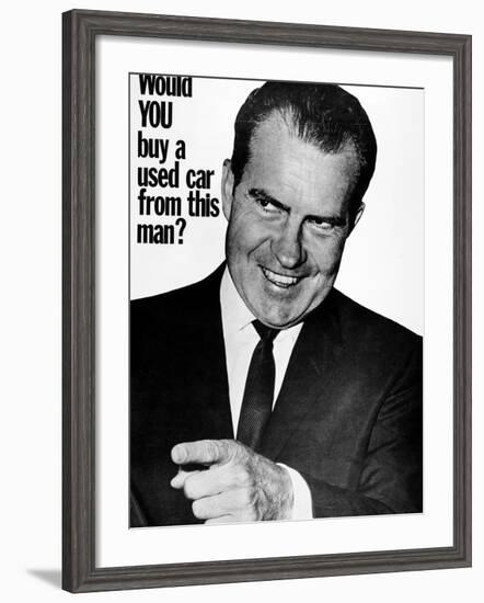 Anti-Nixon Poster, 1960-null-Framed Photographic Print