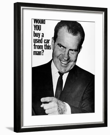 Anti-Nixon Poster, 1960-null-Framed Photographic Print