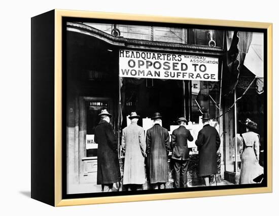 Anti-Suffrage Association-null-Framed Premier Image Canvas