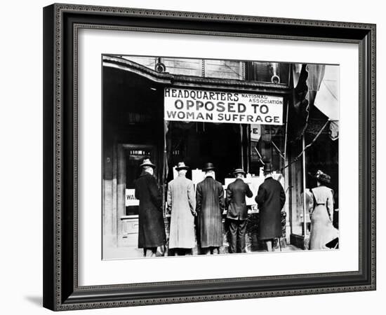 Anti-Suffrage Association-null-Framed Premium Photographic Print