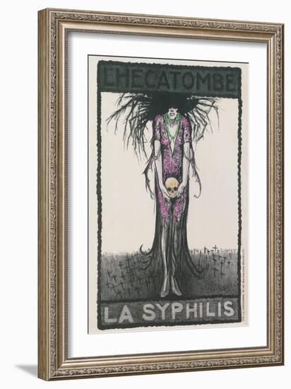 Anti-Syphilis Poster-null-Framed Art Print