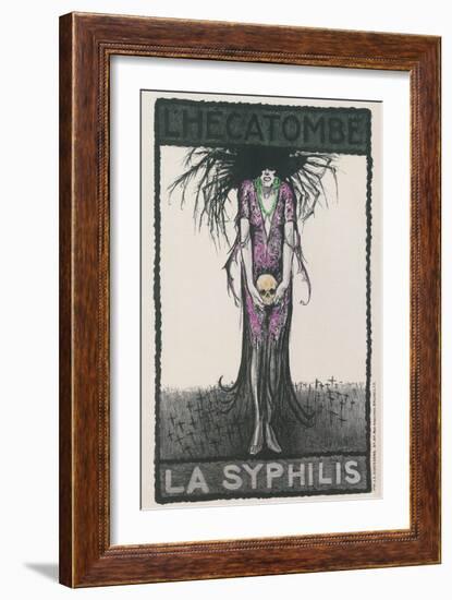 Anti-Syphilis Poster-null-Framed Art Print