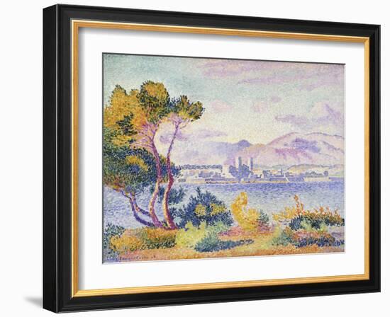 Antibes, Afternoon (Antibes, Apres-midi). 1908-Henri Edmond Cross-Framed Giclee Print