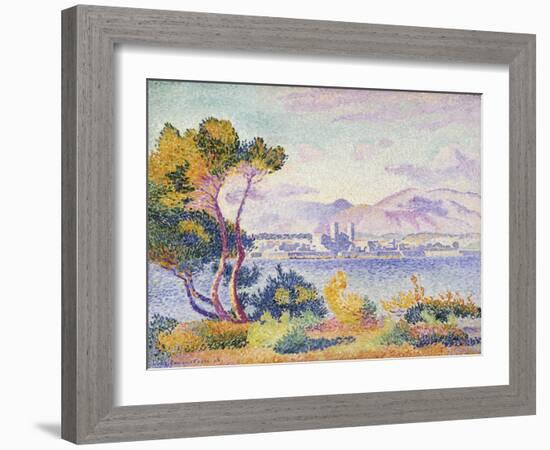 Antibes, Afternoon-Henri Edmond Cross-Framed Giclee Print