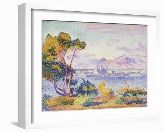 Antibes, Afternoon-Henri Edmond Cross-Framed Giclee Print