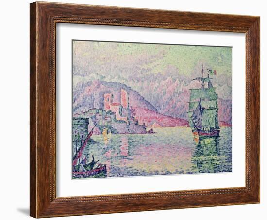 Antibes, Evening, 1914-Paul Signac-Framed Giclee Print