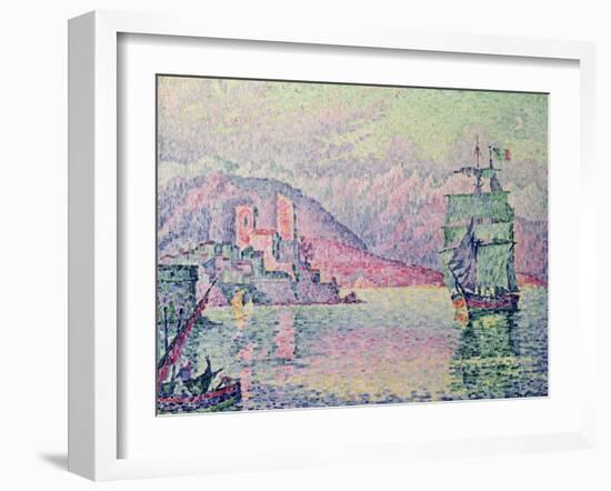 Antibes, Evening, 1914-Paul Signac-Framed Giclee Print