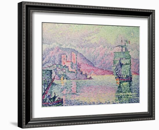 Antibes, Evening, 1914-Paul Signac-Framed Giclee Print