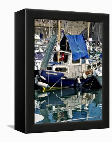 Antibes Harbor II-Rachel Perry-Framed Premier Image Canvas