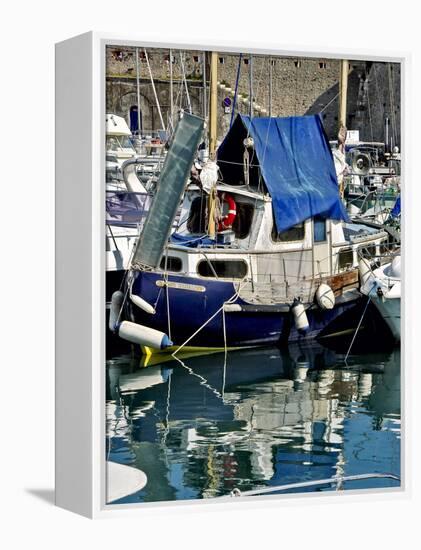 Antibes Harbor II-Rachel Perry-Framed Premier Image Canvas