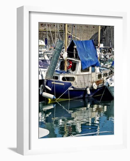 Antibes Harbor II-Rachel Perry-Framed Photographic Print