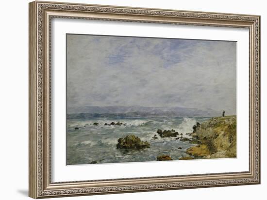 Antibes, la Pointe de l'ilette, 1893-Eugène Boudin-Framed Giclee Print