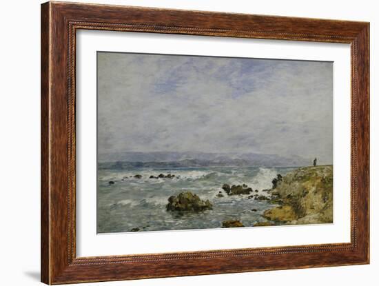 Antibes, la Pointe de l'ilette, 1893-Eugène Boudin-Framed Giclee Print