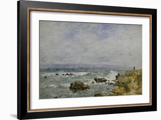 Antibes, la Pointe de l'ilette, 1893-Eugène Boudin-Framed Giclee Print