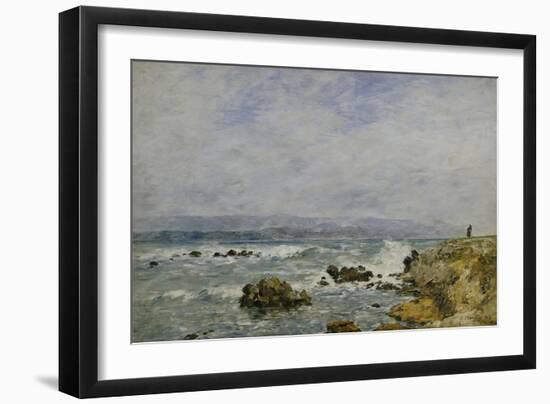 Antibes, la Pointe de l'ilette, 1893-Eugène Boudin-Framed Giclee Print