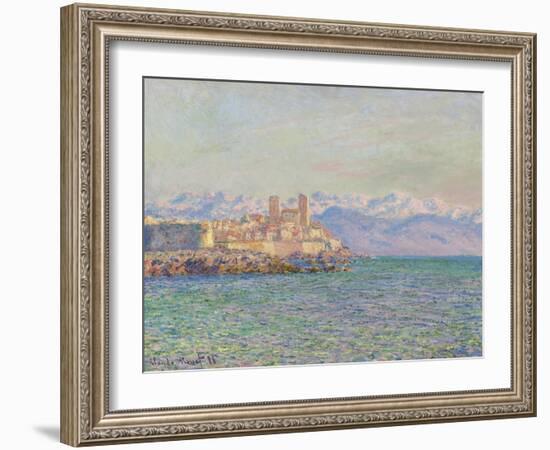Antibes, Le Fort. 1888-Claude Monet-Framed Giclee Print