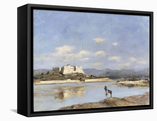 Antibes - Le Fort Carre, 1893-Eugène Boudin-Framed Premier Image Canvas