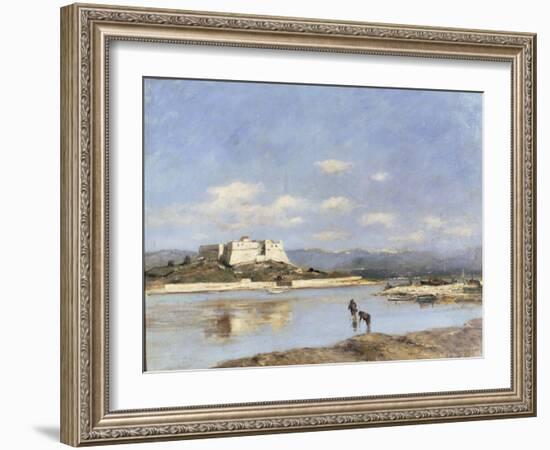 Antibes - Le Fort Carre, 1893-Eugène Boudin-Framed Giclee Print