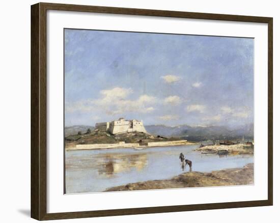 Antibes - Le Fort Carre, 1893-Eugène Boudin-Framed Giclee Print